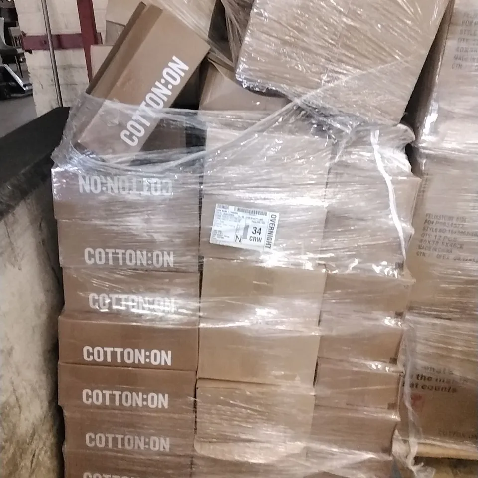 PALLET OF ASSORTED PRODUCTS TO INCLUDE CLOTHING ITEMS, DIARY'S, 2024 CALENDAR'S AND FEED ME BOWLS