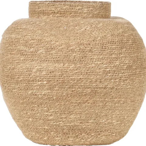 BOXED BEACHCREST HOME SEAGRASS DECORATIVE BASKET (1 BOX)