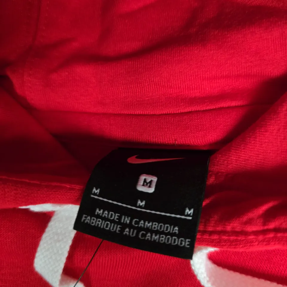 NIKE RED HOODIE – MEN’S SIZE M