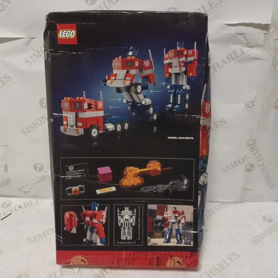 BOXED LEGO TRANSFORMERS OPTIMUS PRIME 10302 RRP £149