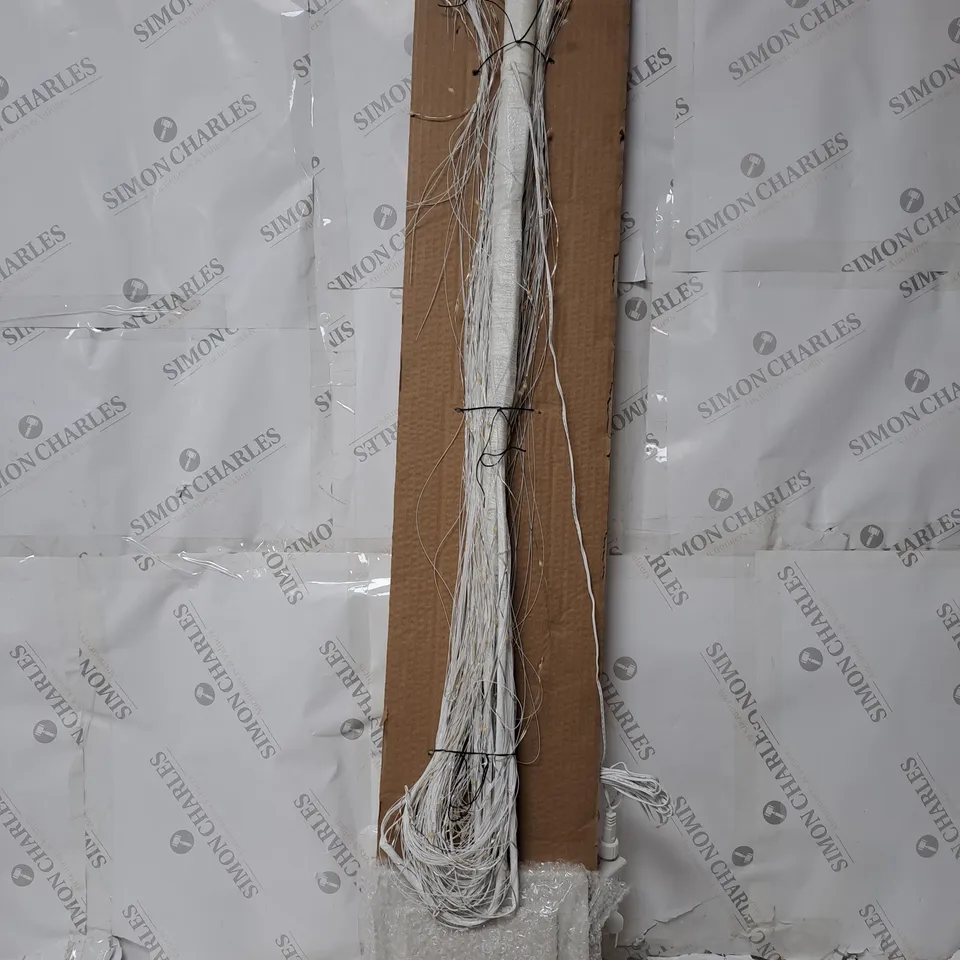 BOXED ALISON CORK PRE-LIT CASCADING GLITTER WHITE WILLOW TREE - COLLECTION ONLY