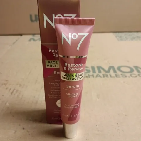 NO7 RESTORE & RENEW SERUM – FACIAL SKIN CARE 30ML