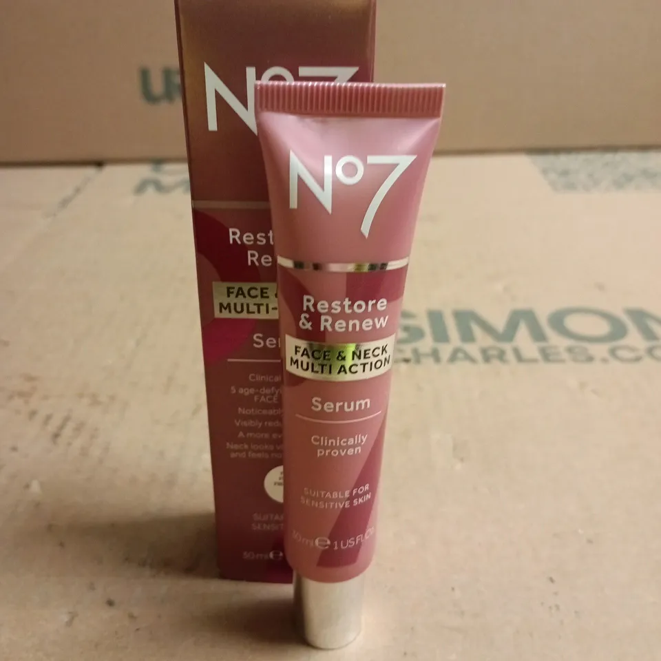 NO7 RESTORE & RENEW SERUM – FACIAL SKIN CARE 30ML
