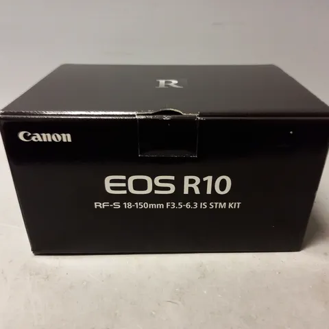 BOXED EOS R10 APS-C MIRRORLESS CAMERA