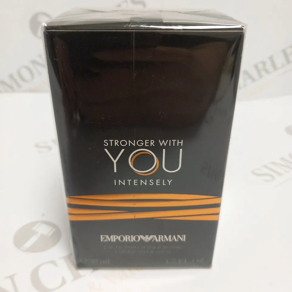 BOXED AND SEALED STRONGER WITH YOU INTESELY EMPORIO ARMANI EAU DE PARFUM 50ML