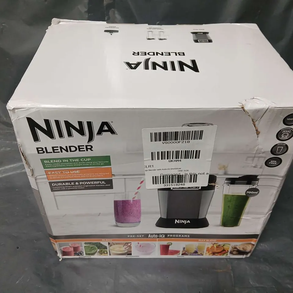 BOXED NINJA BLENDER WITH AUTO-IQ BN495UK