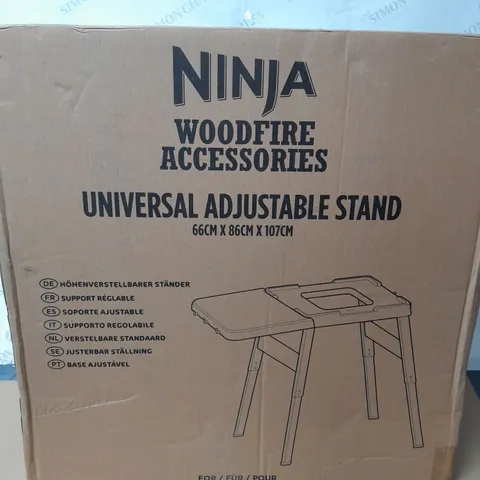 BOXED NINJA WOODFIRE UNIVERSAL STAND 66CM X 86CM X 107CM - COLLECTION ONLY