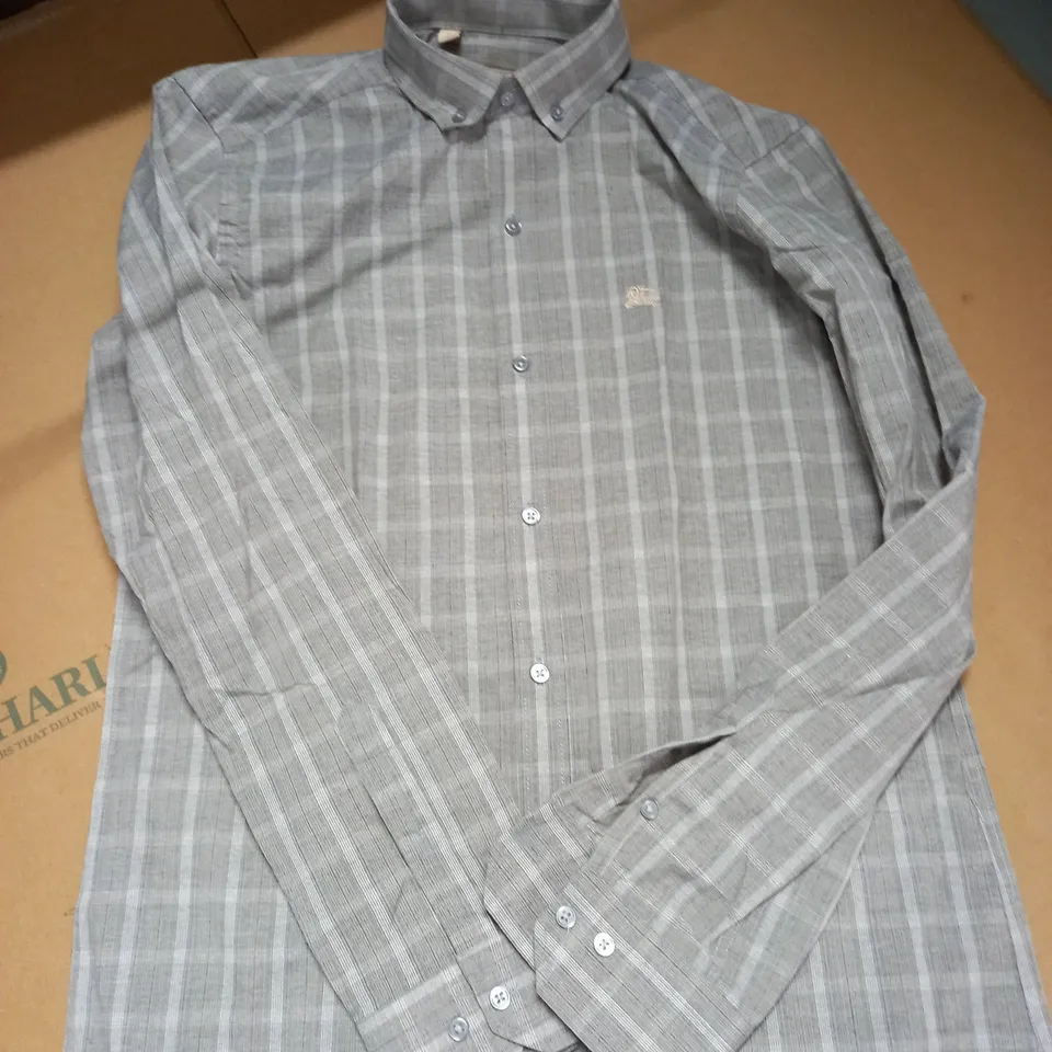 BURBERRY LONDON LONG SLEEVED SHIRT - SIZE M