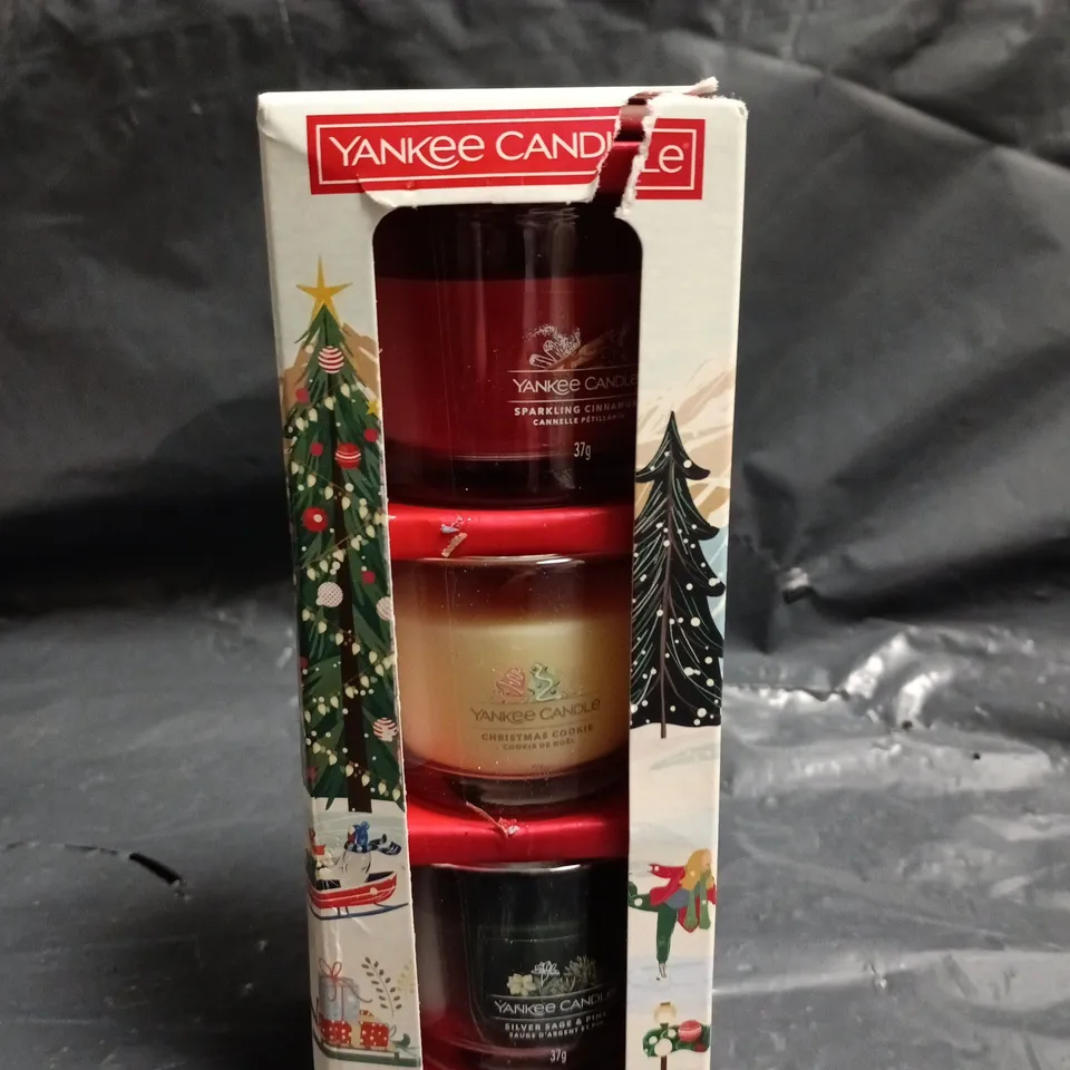 YANKEE CANDLE 3 X 37G GIFT SET – FESTIVE SCENTS