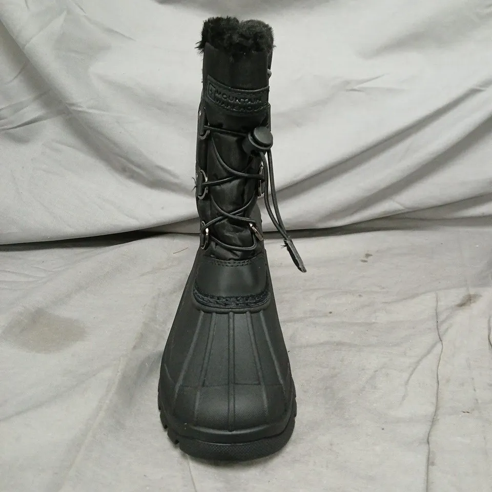 MOUNTAIN WAREHOUSE KIDS FLEECE LINED SNOW BOOTS - BLACK - SIZE 13