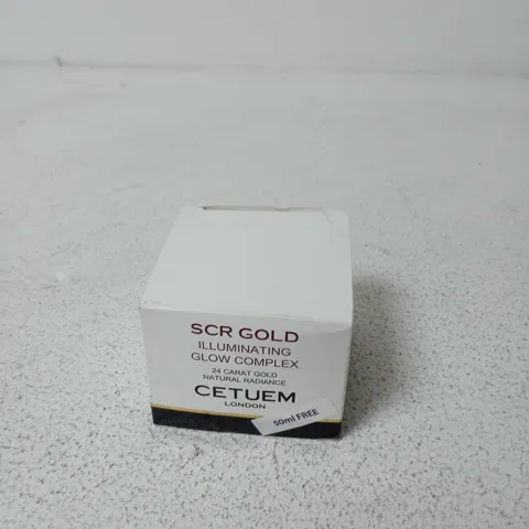 CETUEM SCR GOLD ILLUMINATING GLOW COMPLEX – 50ML – 24 CARAT GOLD FACIAL SKIN CARE (CETUEM LONDON)
