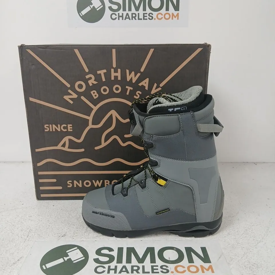 NORTHWAVE DOMAIN SL SNOWBOARD BOOTS – DARK GREY, EU46 (US12) – UK11