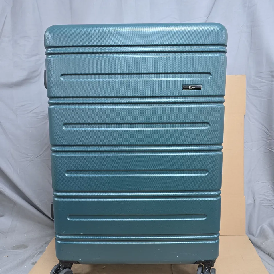ROCK LUGGAGE LISBON LARGE SUITCASE IN GREEN 