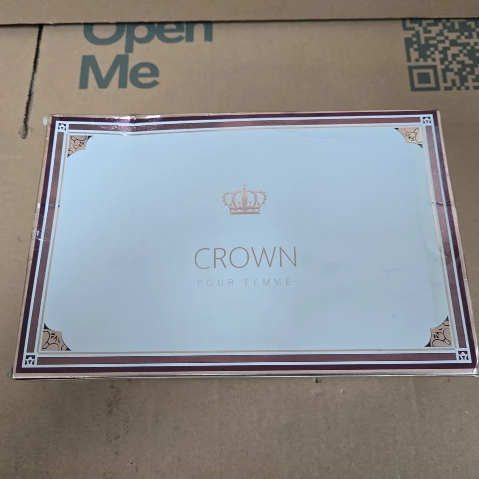 CROWN POUR FEMME GIFT SET – 4-PIECE PERFUME & BODY CARE COLLECTION