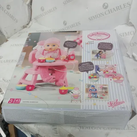 BABY ANNABELL LUNCH TIME TABLE
