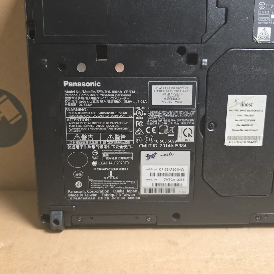 PANASONIC TOUGHBOOK CF-534 LAPTOP