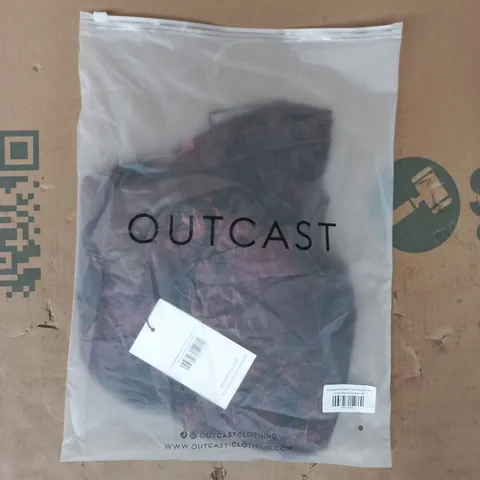 BAGGED OUTCAST EMILIE MINI DRESS IN MAUVE LEOPARD SIZE XXS