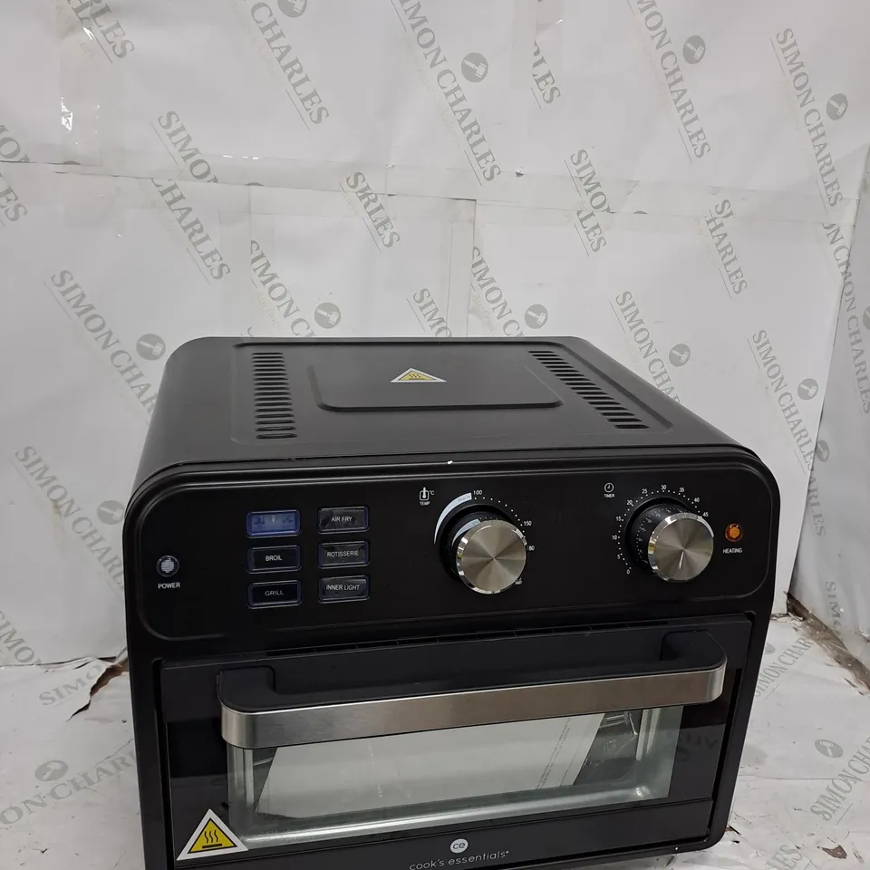 COOK'S ESSENTIAL 21-LITRE AIRFRYER OVEN IN BLACK