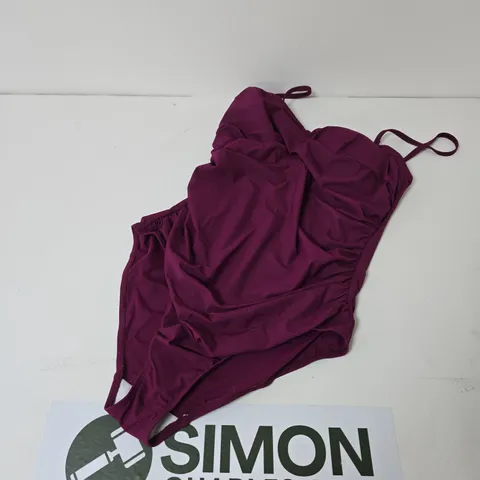 BONPRIX BERRY ONE PIECE SWIMSUIT SIZE 16