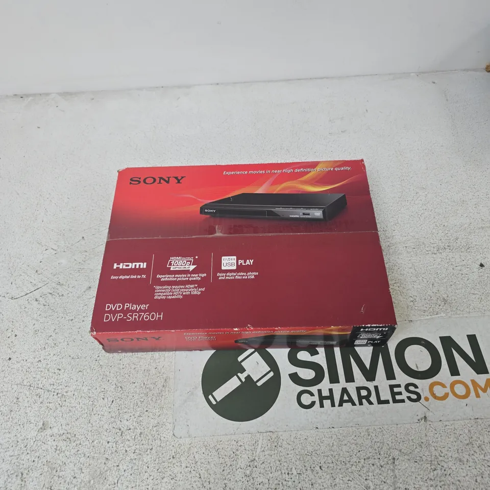 SONY DVD PLAYER DVP-SR760H – BOXED