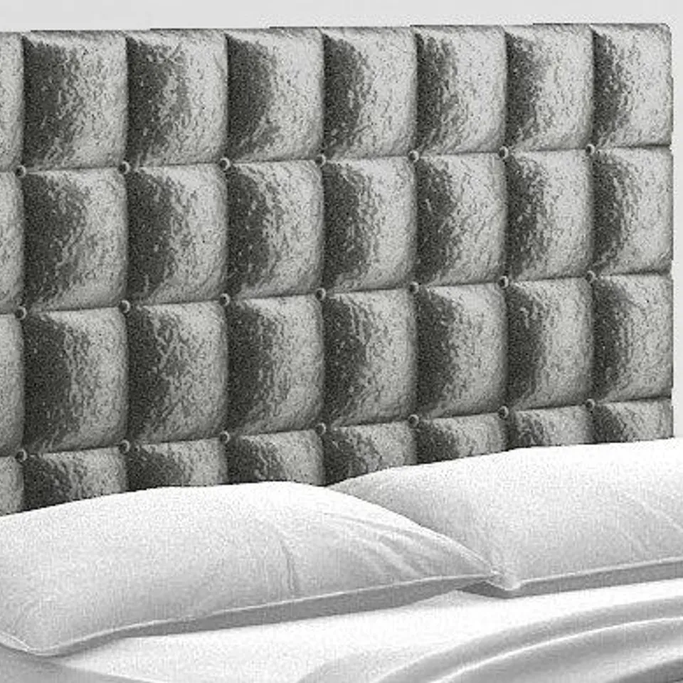 KUGLER CRUSHED VELVET UPHOLSTERED HEADBOARD 