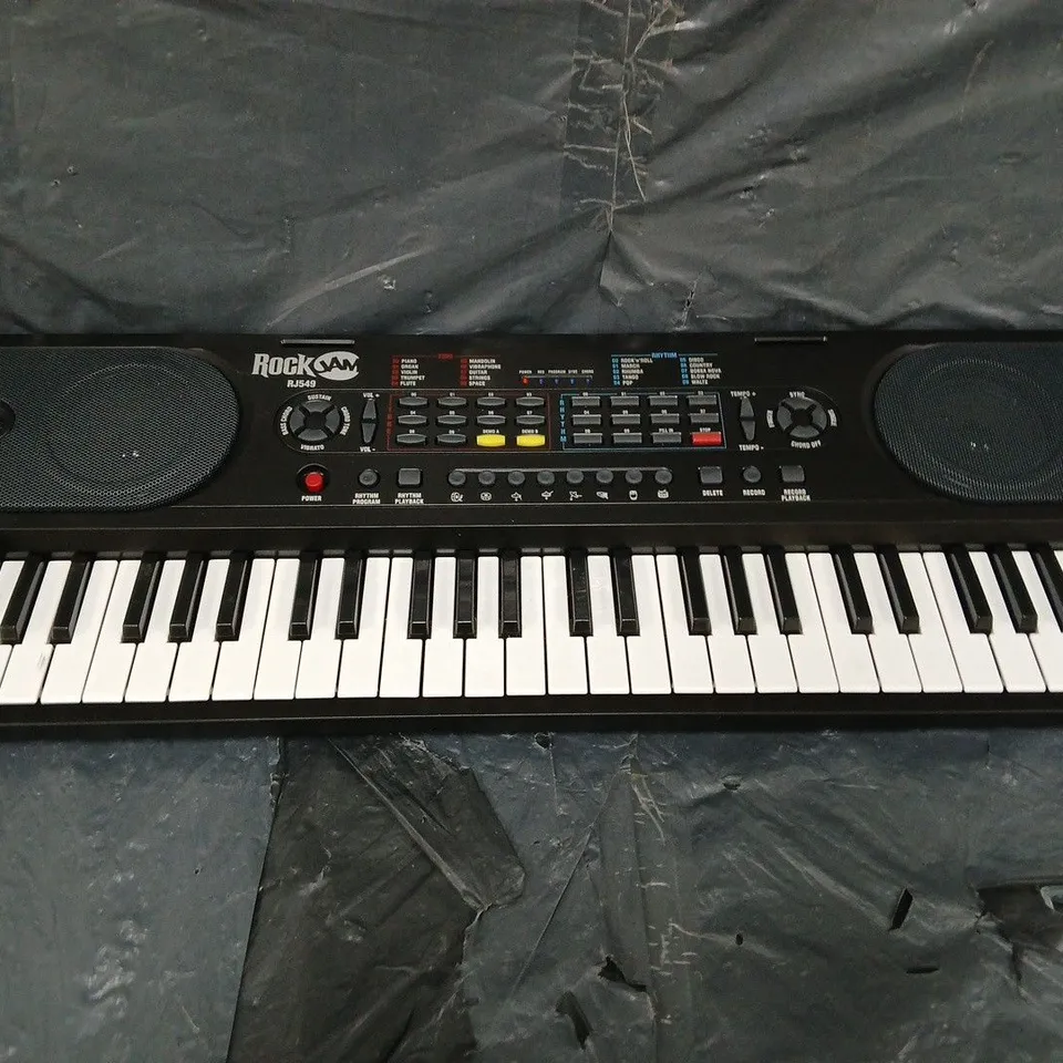 UNBOXED RJ549 ROCKJAM 49-KEY PORTABLE KEYBOARD PIANO