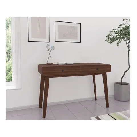 BOXED BIRGLINDE 120.65CM W RECTANGULAR WRITING DESK -BLACK GRAIN-