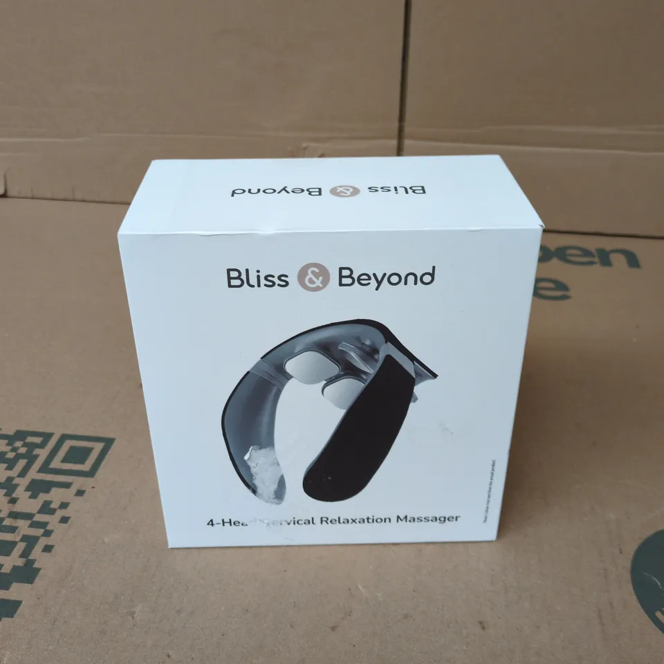 BOXED BLISS & BEYOND 4-HEAD CERVICAL RELAXATION MASSAGER