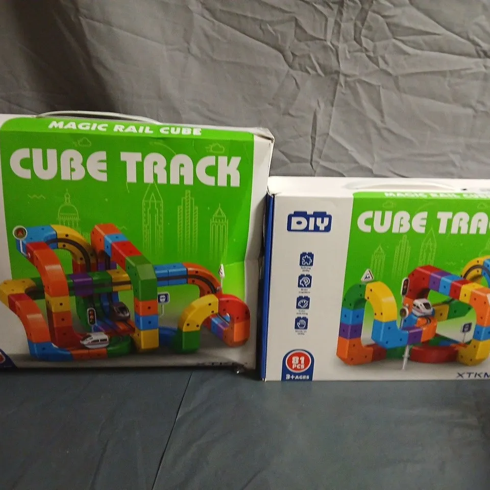 LOT OF 4 MAGIC RAIL CUB TRACK SETS INCLUDES 2X 123-PIECE AND 2X 81-PIECE SETS