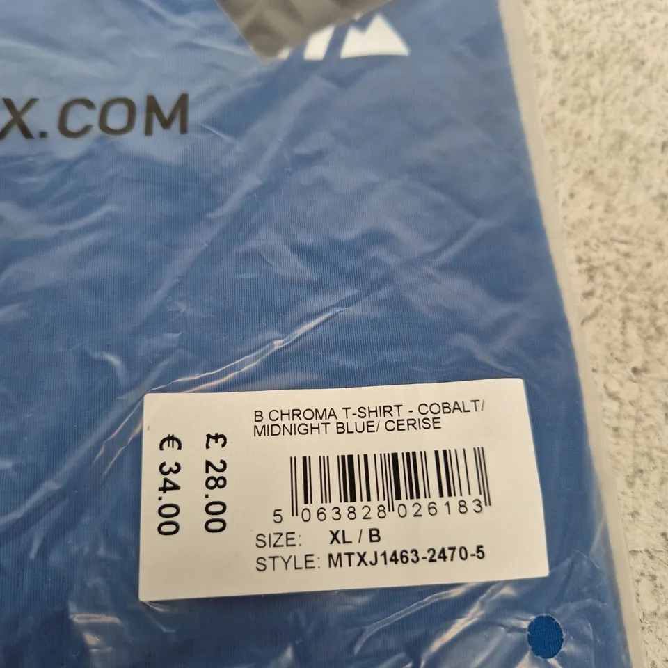 MONTIREX B CHROMA T‑SHIRT – COBALT/MIDNIGHT BLUE/CERISE, UK XL