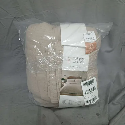 CATHERINE LANSFIELD FOLKSTONE SUPERKING DUVET SET – SOFT TOUCH