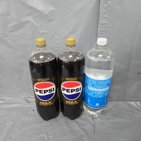 2X 2L PEPSI MAX CAFFEIENE FREE, AND 2L AMAZON LEMONADE