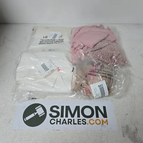 APPROXIMATELY 23 ASSORTED CLOTHING ITEMS IN VARIOUS SIZES, STYLES & SIZES TO INCLUDE MIDI DRESSES , CRUNCHING TOP , ETC , - COLLECTION ONLY