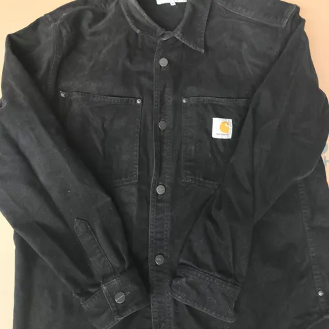 CARHARTT BLACK WORK JACKET SIZE MEDIUM