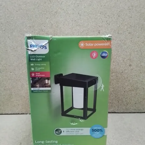 BOXED PHILIPS LED WALL LIGHT  BLACK CAMILL