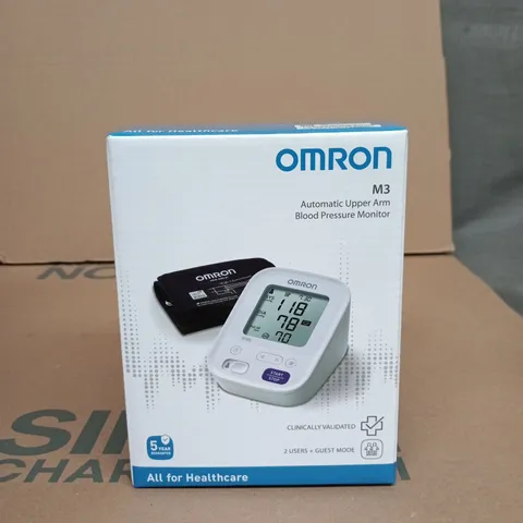 OMRON M3 AUTOMATIC UPPER ARM BLOOD PRESSURE MONITOR BOXED