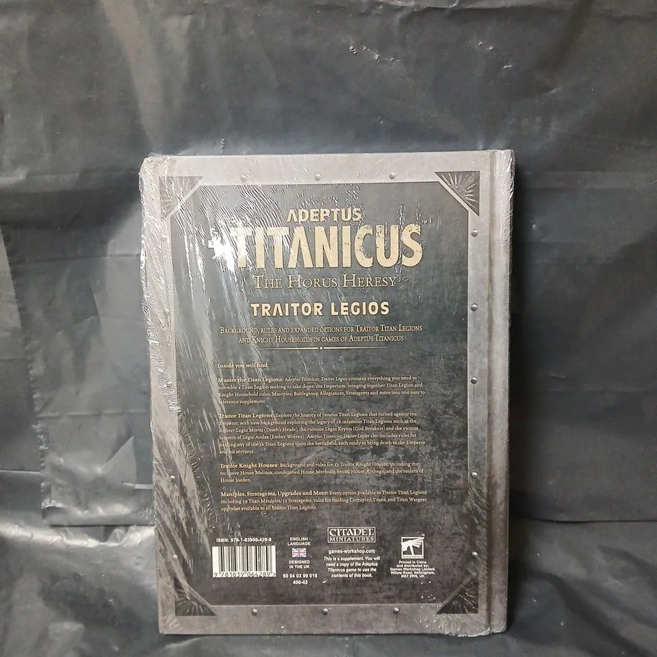 SEALED TRAITOR LEGIOS BOOK ADEPTUS TITANICUS WARHAMMER 40K