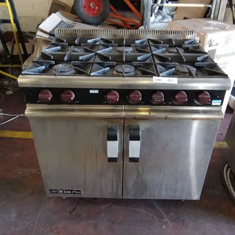 MV M-LINE PLUS COMMERCIAL 6-BURNER GAS COOKER