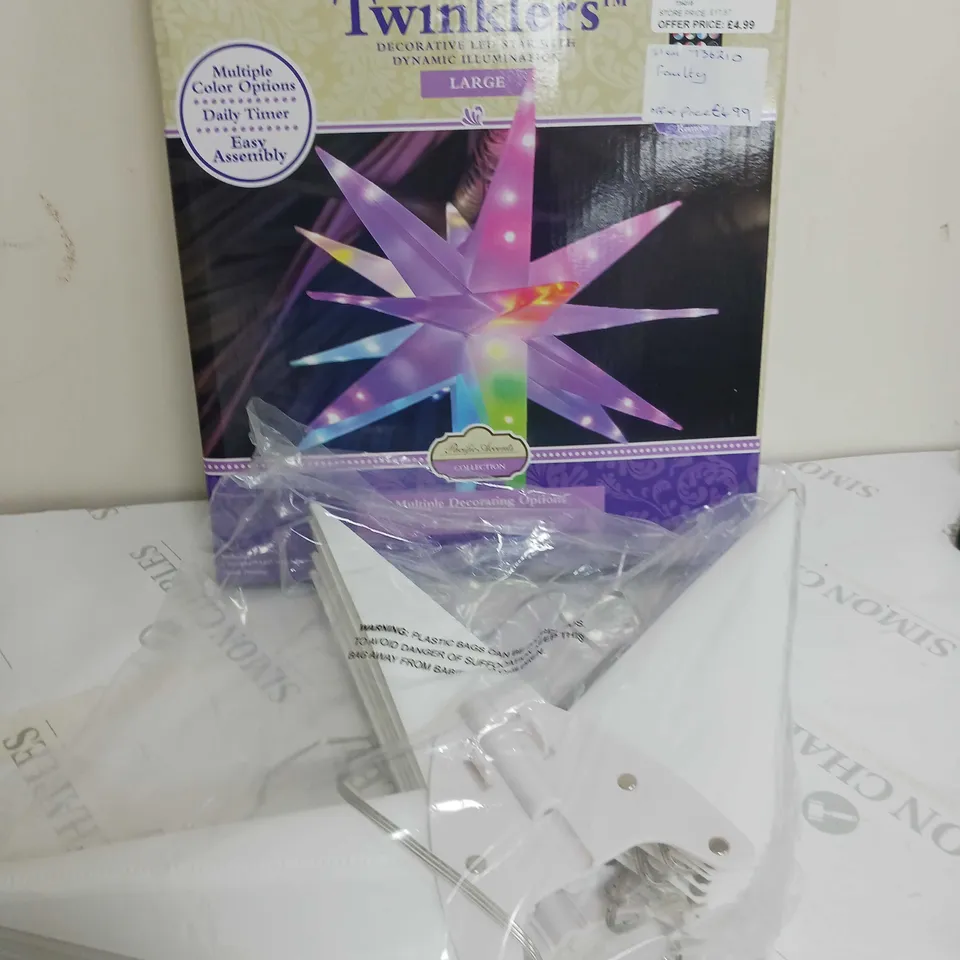 BOXED PACIFIC ACCENTS STAR BURST LIGHT