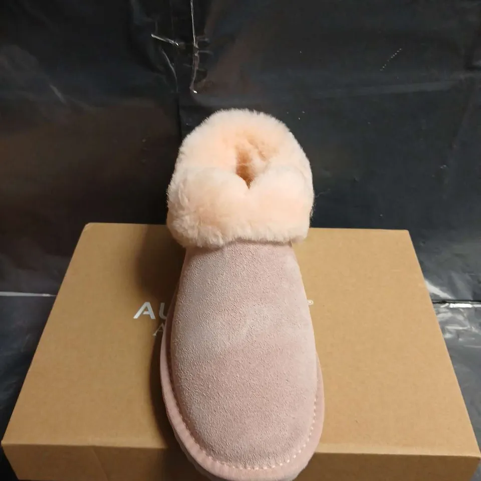 AUS WOOLI COOGEE PALE PINK SLIPPERS – WOMEN'S UK 6 