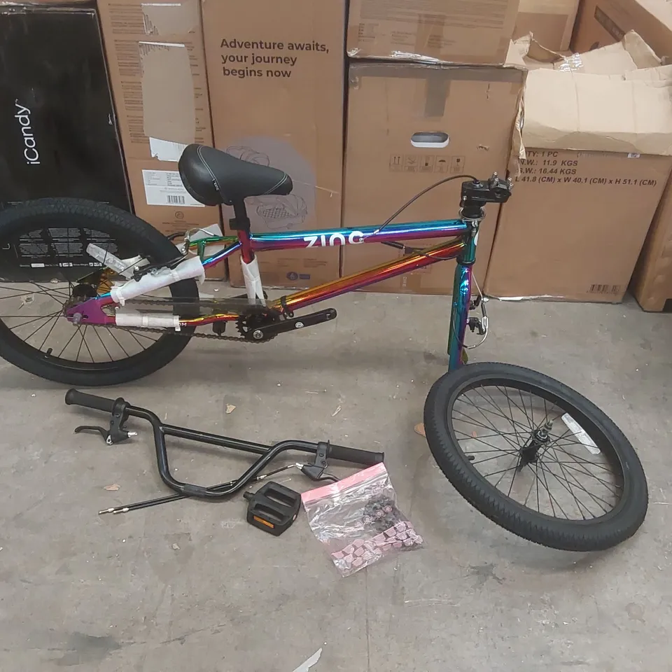 BOXED ZINC BMX BIKE 