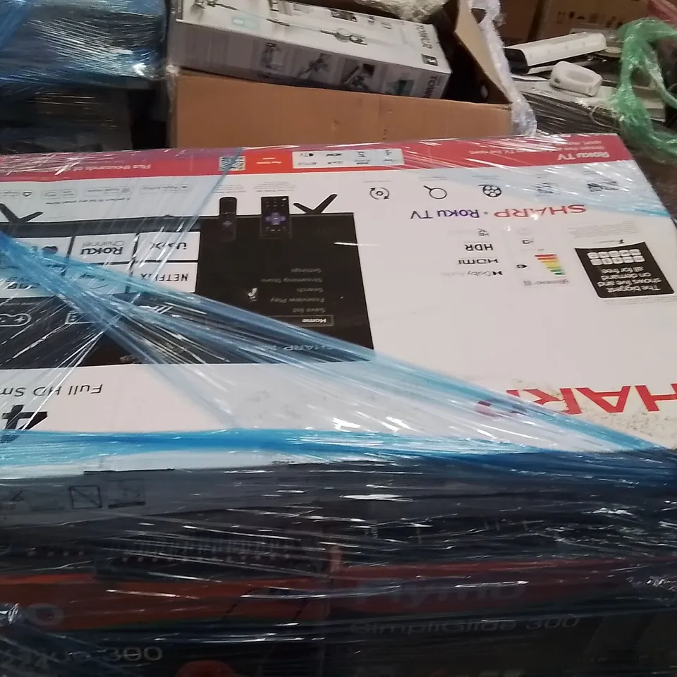 PALLET CONTAINING A LARGE QUANTITY OF ELECTRICAL PRODUCTS TO INCLUDE;KETTLE,LAWN MOWER,TOASTER,FAN,IRON