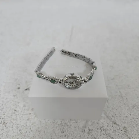 HOT DIAMONDS SILVER TONE BRACELET WATCH 