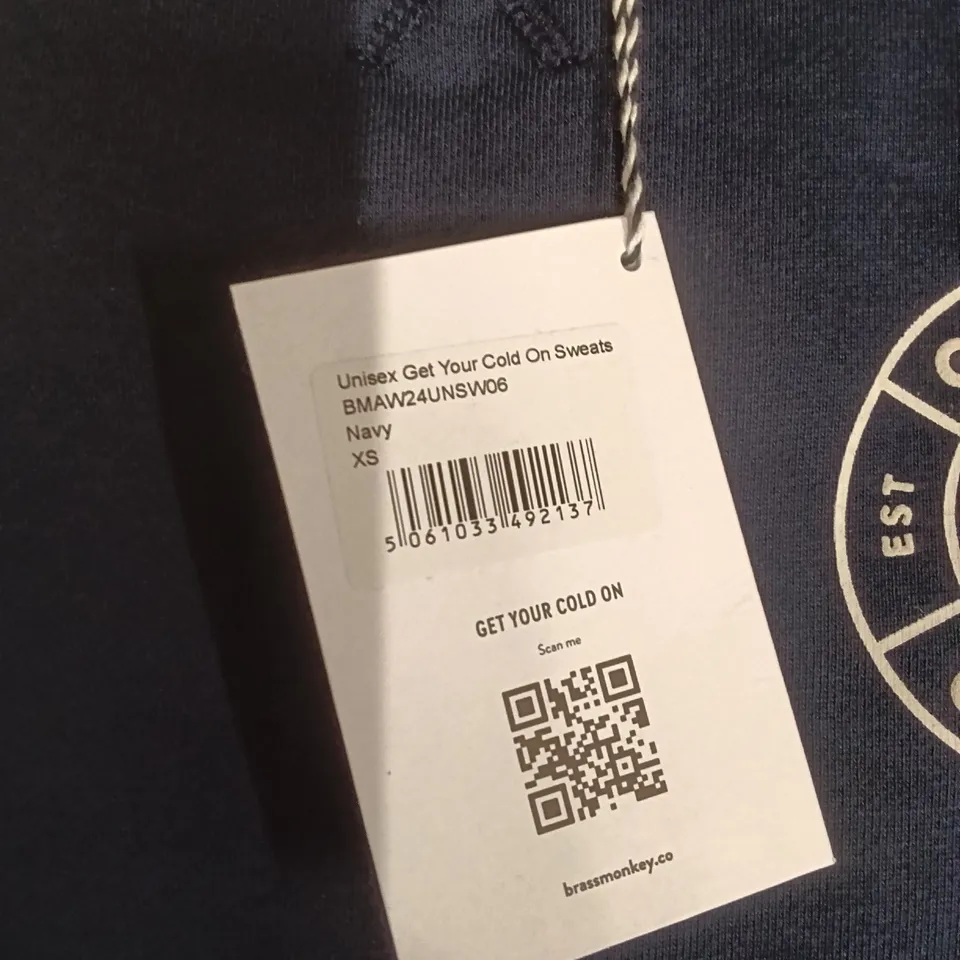 BOX OF BRASS MONKEY SWEATS - SIZE X'S NAVY 6