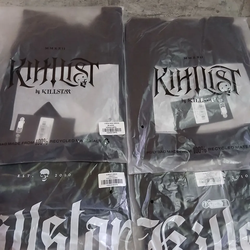 APPROXIMATELY 51 ITEMS OF ASSORTED BRAND NEW KILLSTAR CLOTHING TO INCLUDE; LIGEIA MINI DRESS AND AURALIFT DRESS