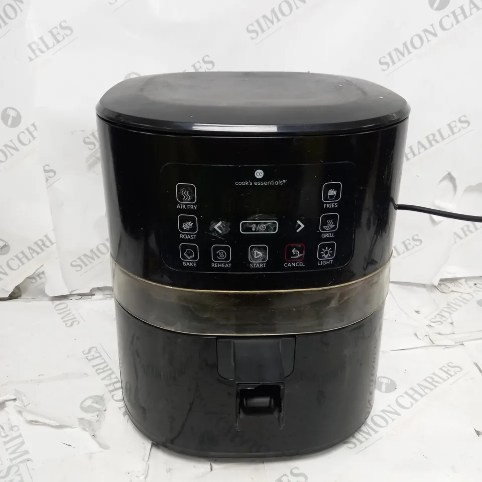 COOK'S ESSENTIALS AIR FRYER - BLACK