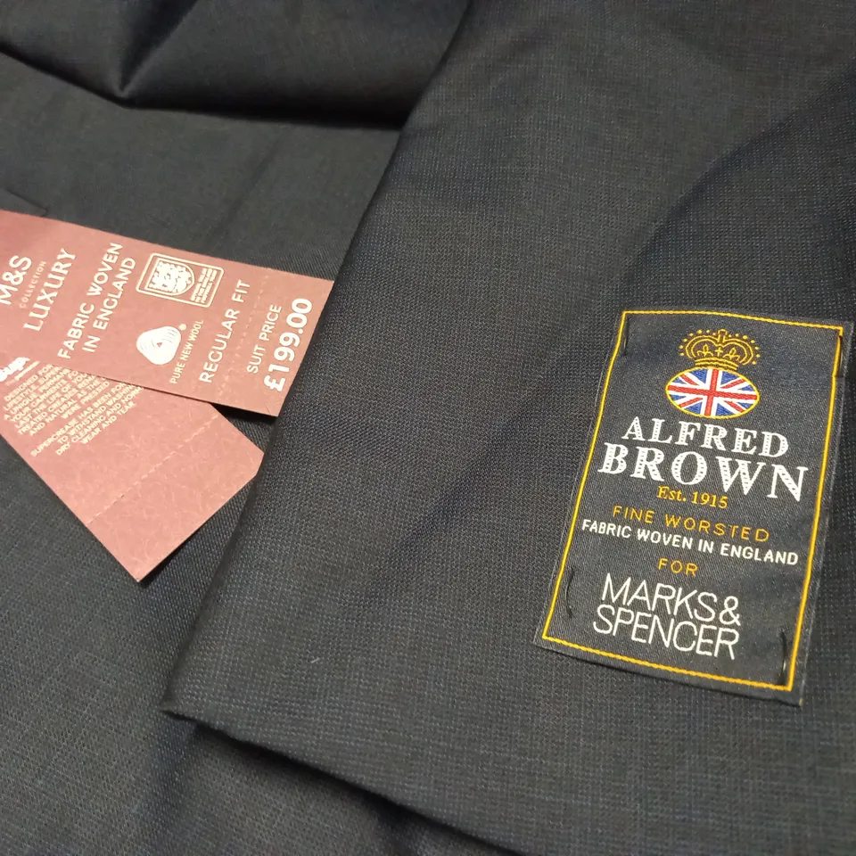 M&S LUXURY ALFRED BROWN REGULAR FIT BLAZER - CHEST 44"