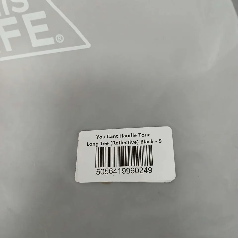 YOU CAN'T HANDLE TOUR LONG TEE (REFLECTIVE) - BLACK, SIZE S