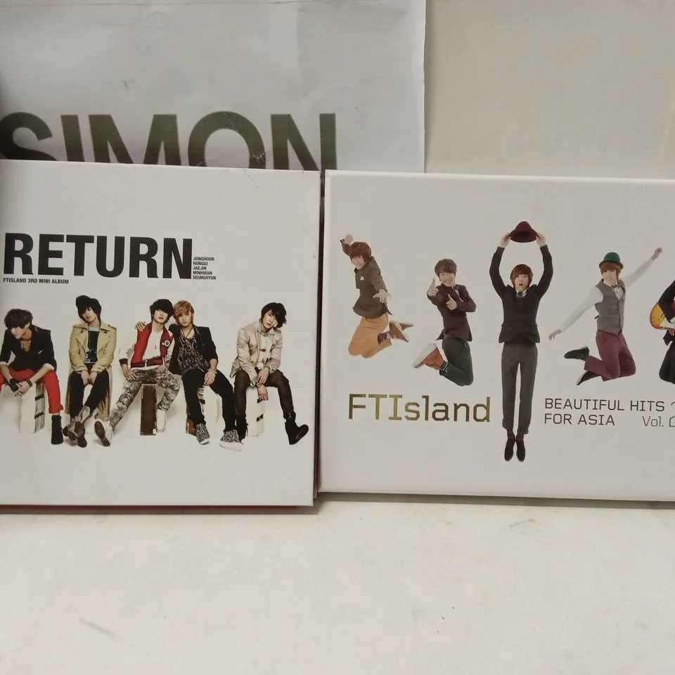 FTISLAND 3RD MINI ALBUM RETURN + FTISLAND BEAUTIFUL HITS FOR ASIA VOL. 2 – SET OF 3 CDS