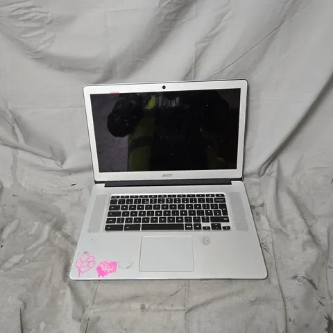 ACER LAPTOP WITH CHROME BRANDING – SILVER, USED